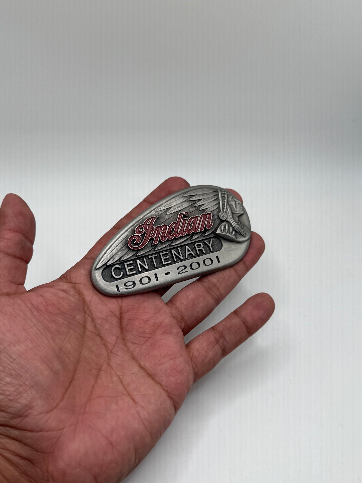Indian Centenary 2001 Belt Buckle
