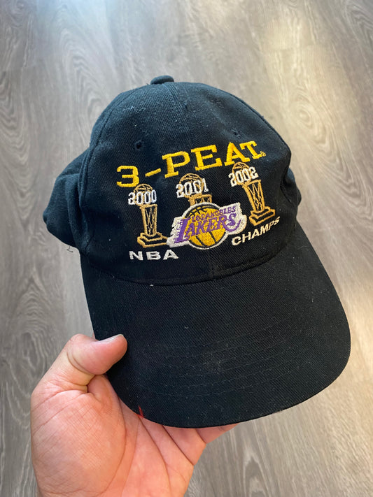 Los Angeles Lakers 3 Peat Hat