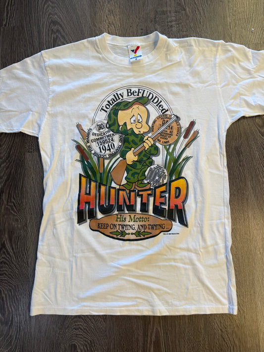 Vintage Looney Tunes Elmer Fudd, bugs bunny, Daffy Duck shirt sz. L