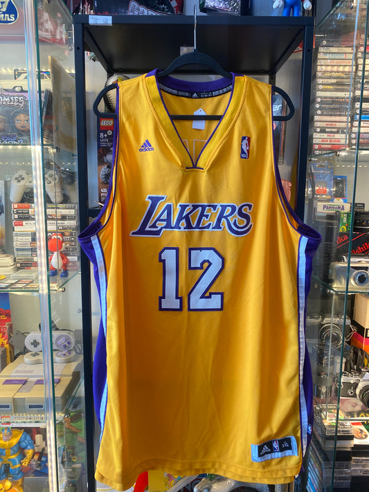 Adidas Los Angeles Lakers Dwight Howard Basketball Jersey Sz 2XL