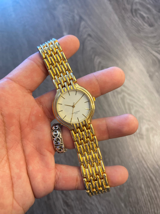 Vintage Gold Tone Quartz Watch