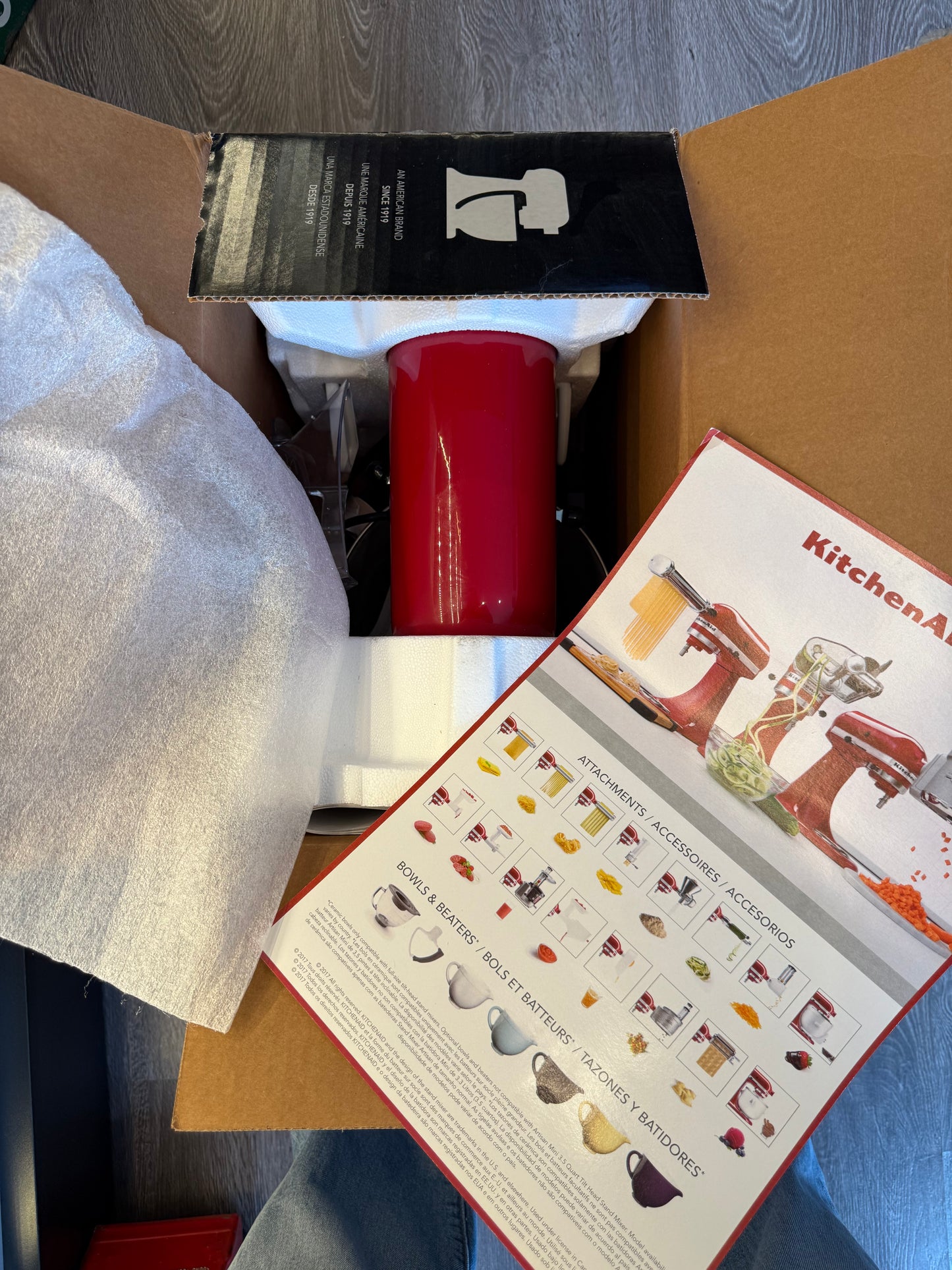 Kitchenaid attisan red mixer LOCAL PICKUP ONLY