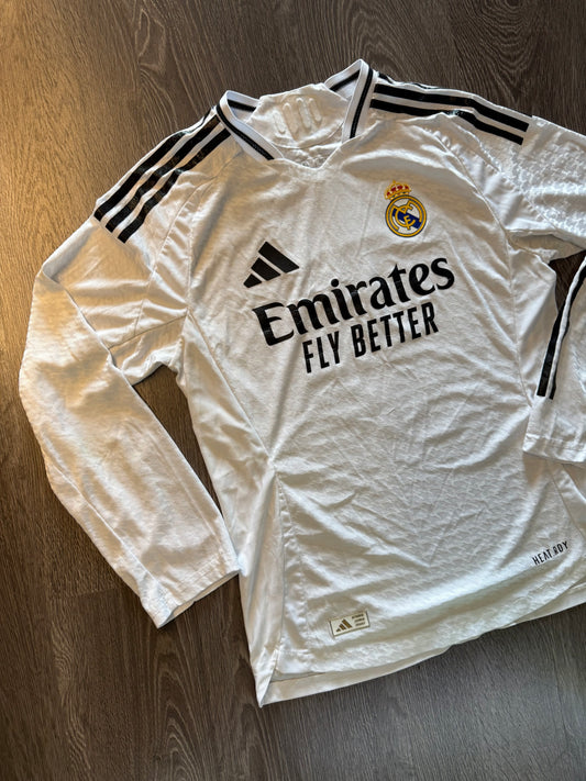 Real Madrid long sleeve Jude Bellingham adidas soccer jersey