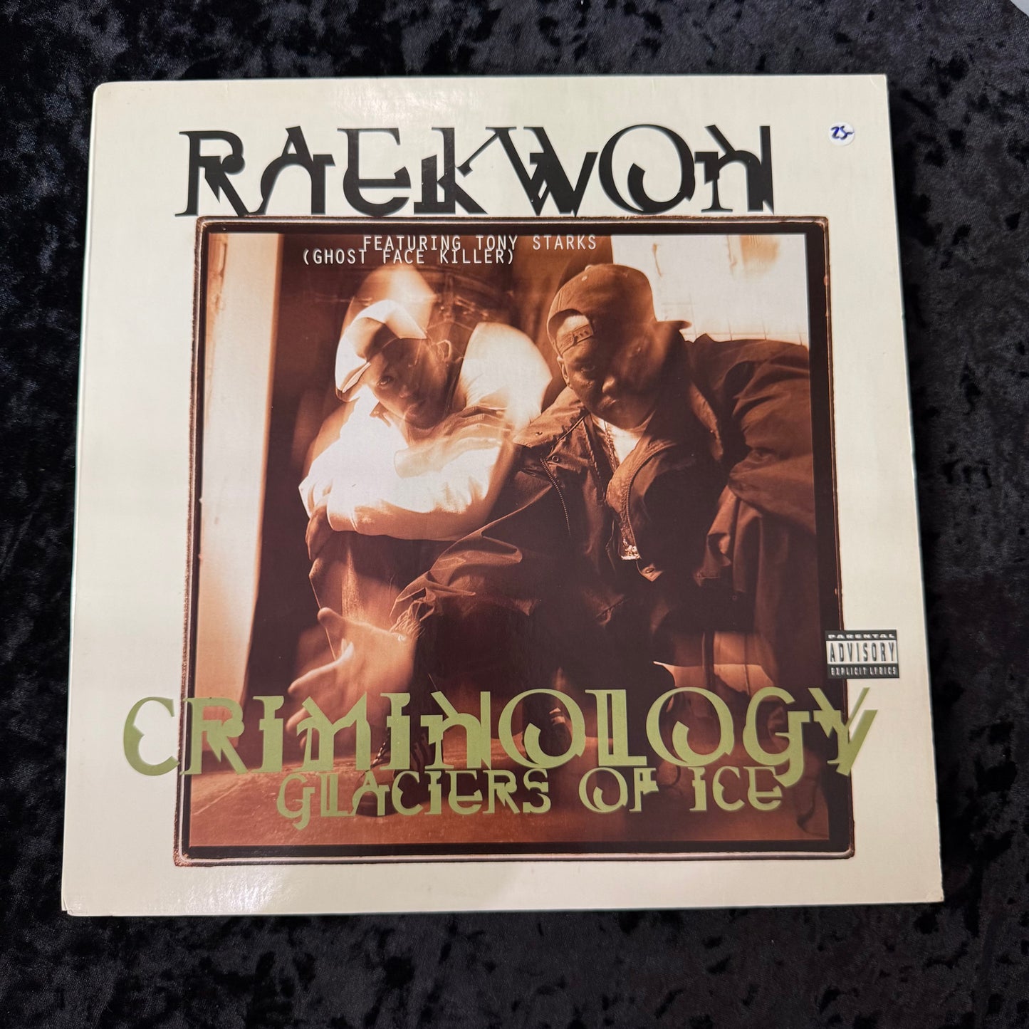 Raekwon Ft. Tony Starks (Ghost Face Killer) Criminology Glaciers of Ice Vinyl
