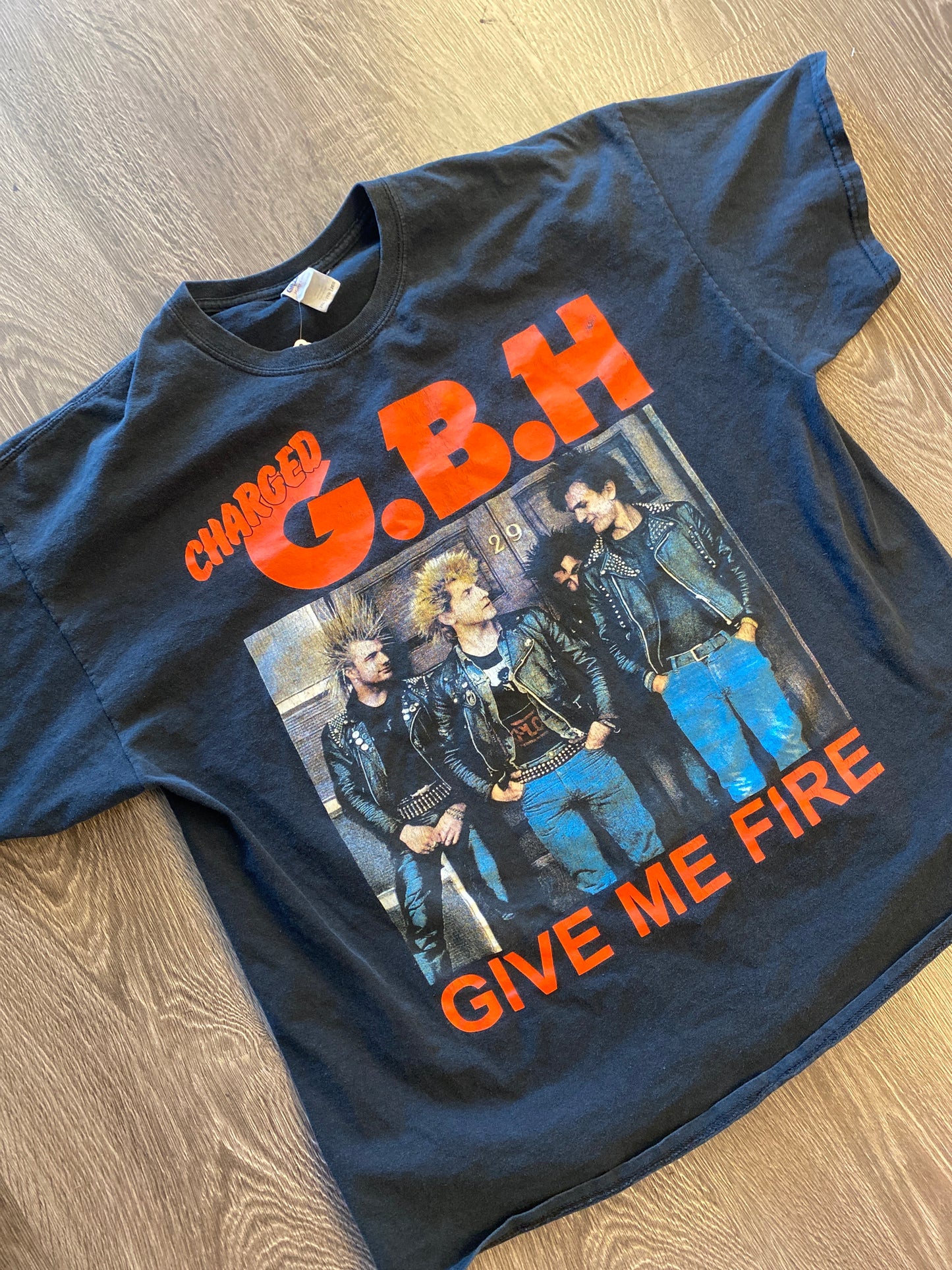 GBH Charged Give Me Fire T-Shirt Black Sz 2XL