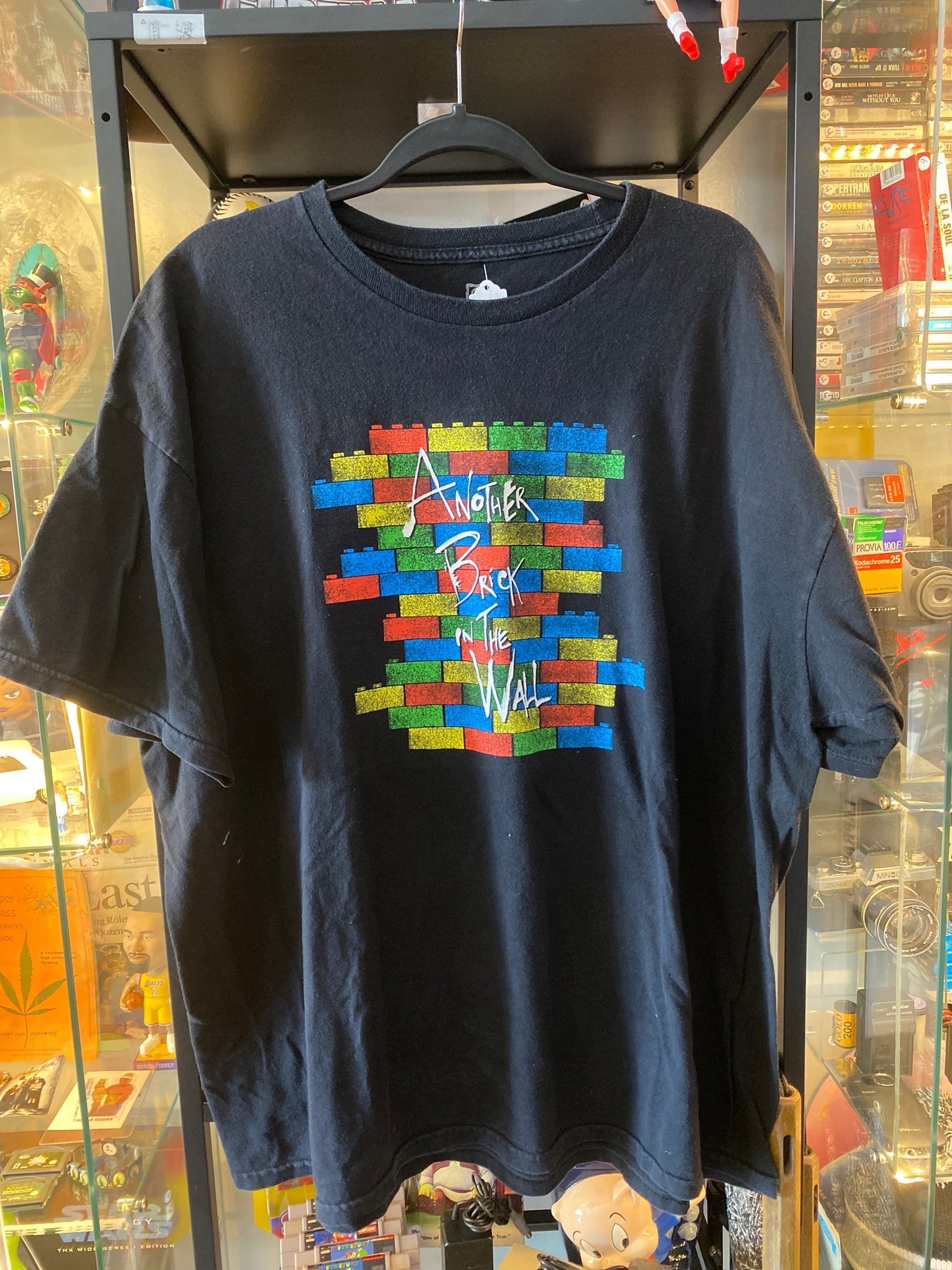 Vintage Y2K Lego Pink Floyd Another Brick In The Wall T-Shirt Sz 2XL