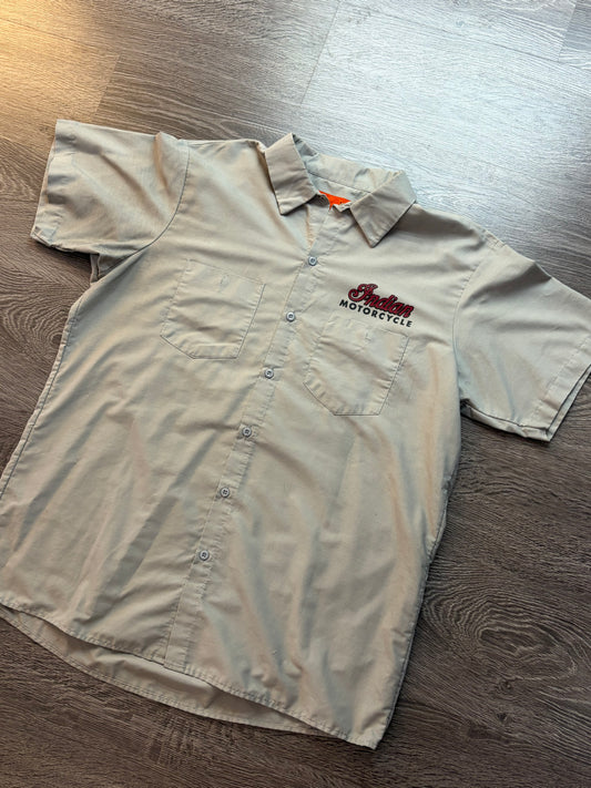 Indian Motorcycle Dickies Button Down Sz. XL
