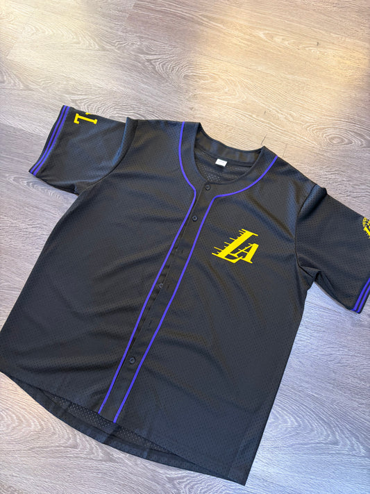 Los Angeles Lakers Baseball Jersey Size XL