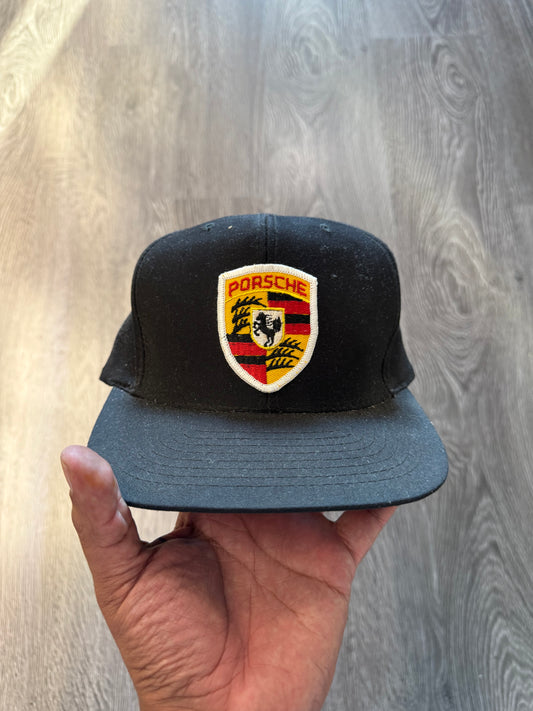 Vintage snapback Porsche hat