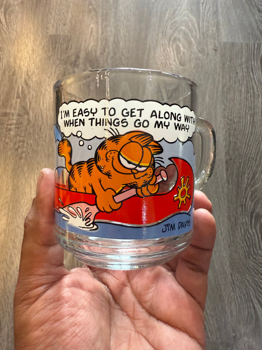 Vintage Garfield mcdonalds glass/mug