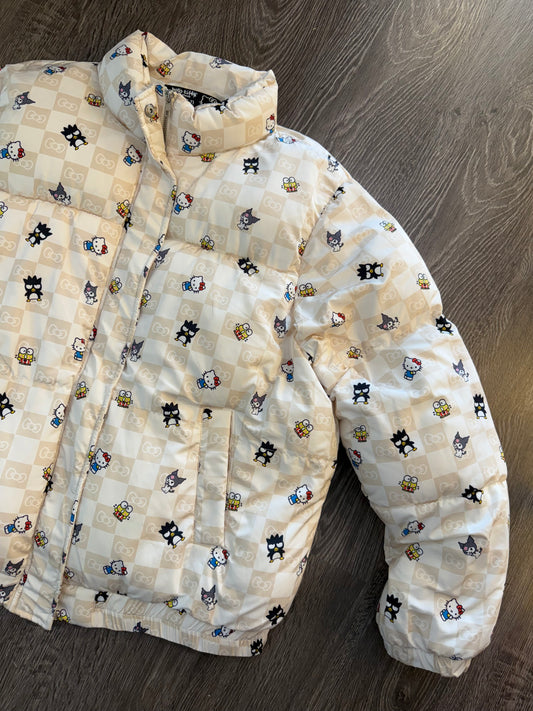 Hello kitty Sanrio puffer jacket XL
