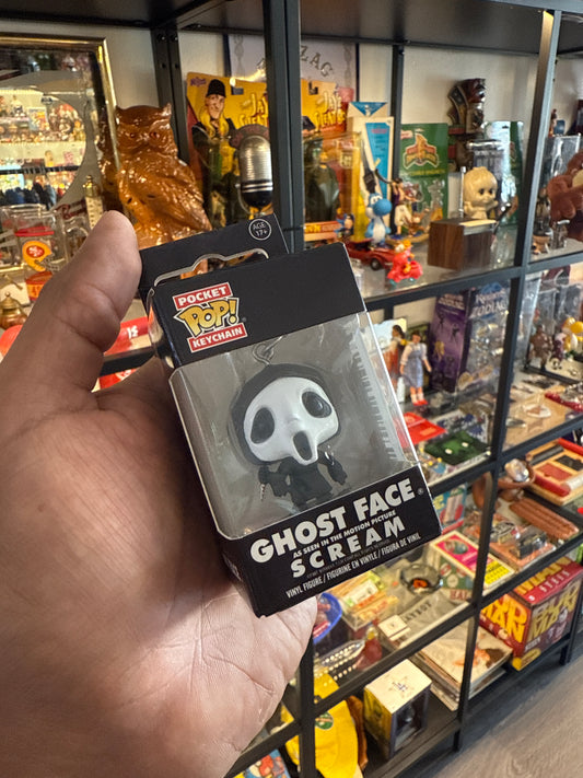 Ghostface mini pop scream keychain