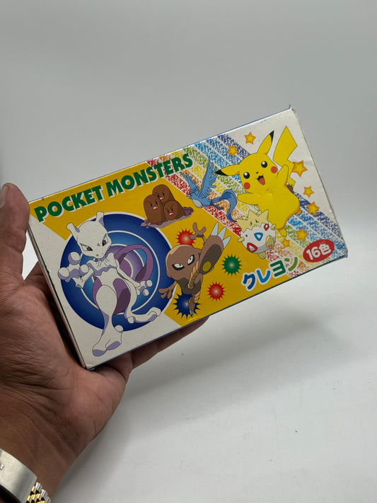 Pokemon “pocket monsters” crayon set vintage