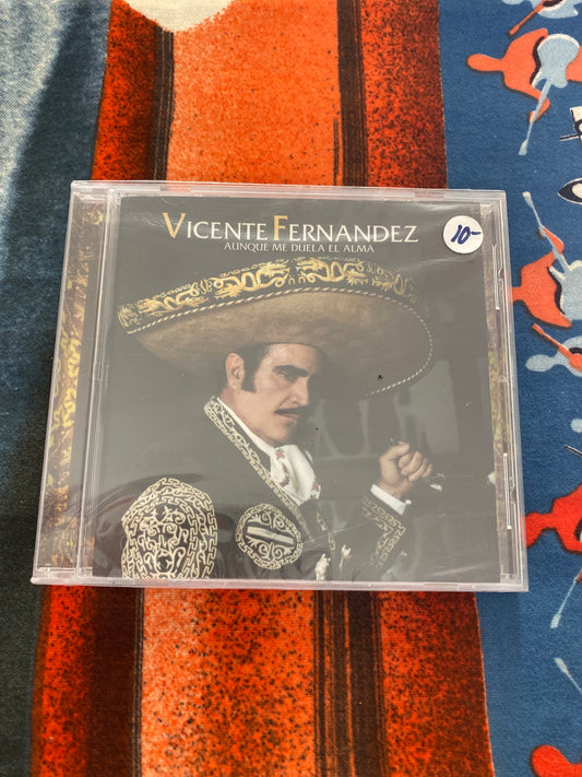 Vicente Fernandez Aunque Me Duela El Alma CD Brand New Sealed
