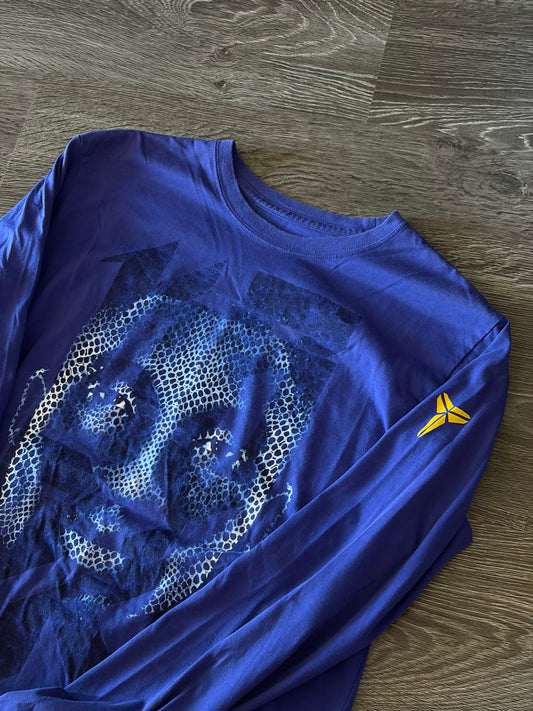 Nike Kobe Bryant Mamba Graphic Long Sleeve Shirt – Royal Blue Sz. L