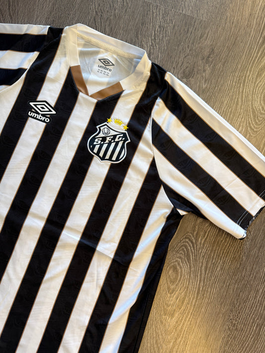 Retro santos Neymar soccer jersey