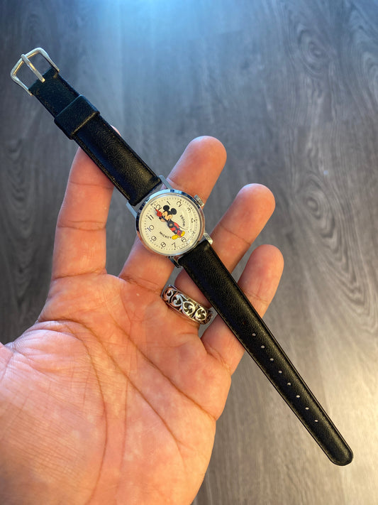 Vintage Mickey Mouse Wind Up Watch