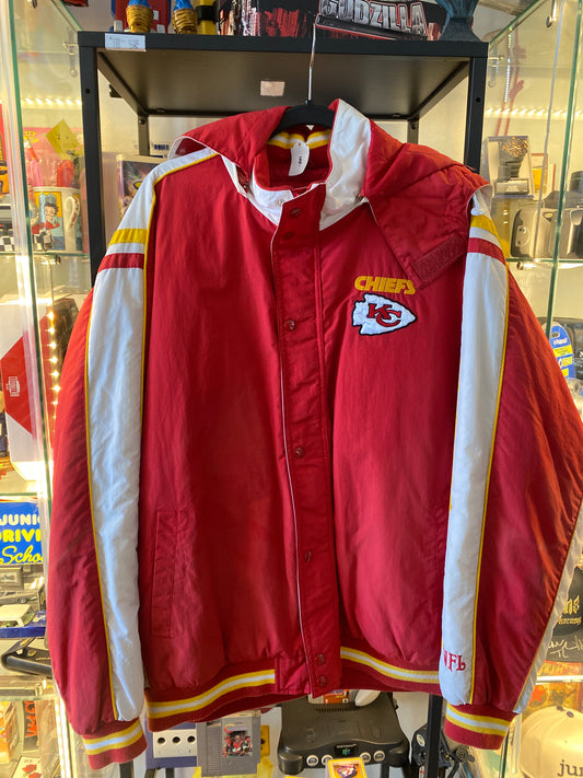 Vintage Y2K Kansas City Chiefs Jacket Sz XL
