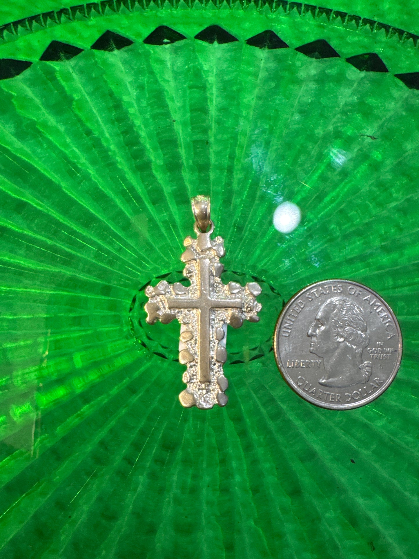 .925 Sterling Silver cross pendent