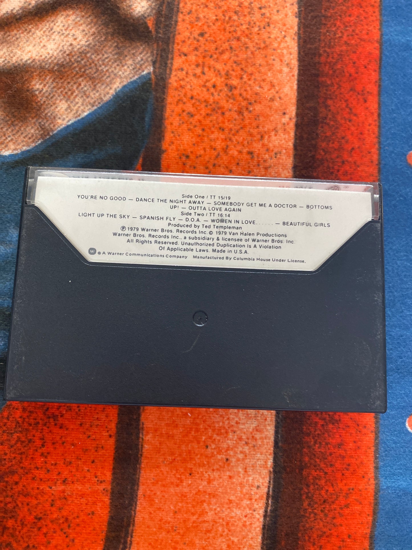 Van Halen Van Halen 2 Cassette Tape