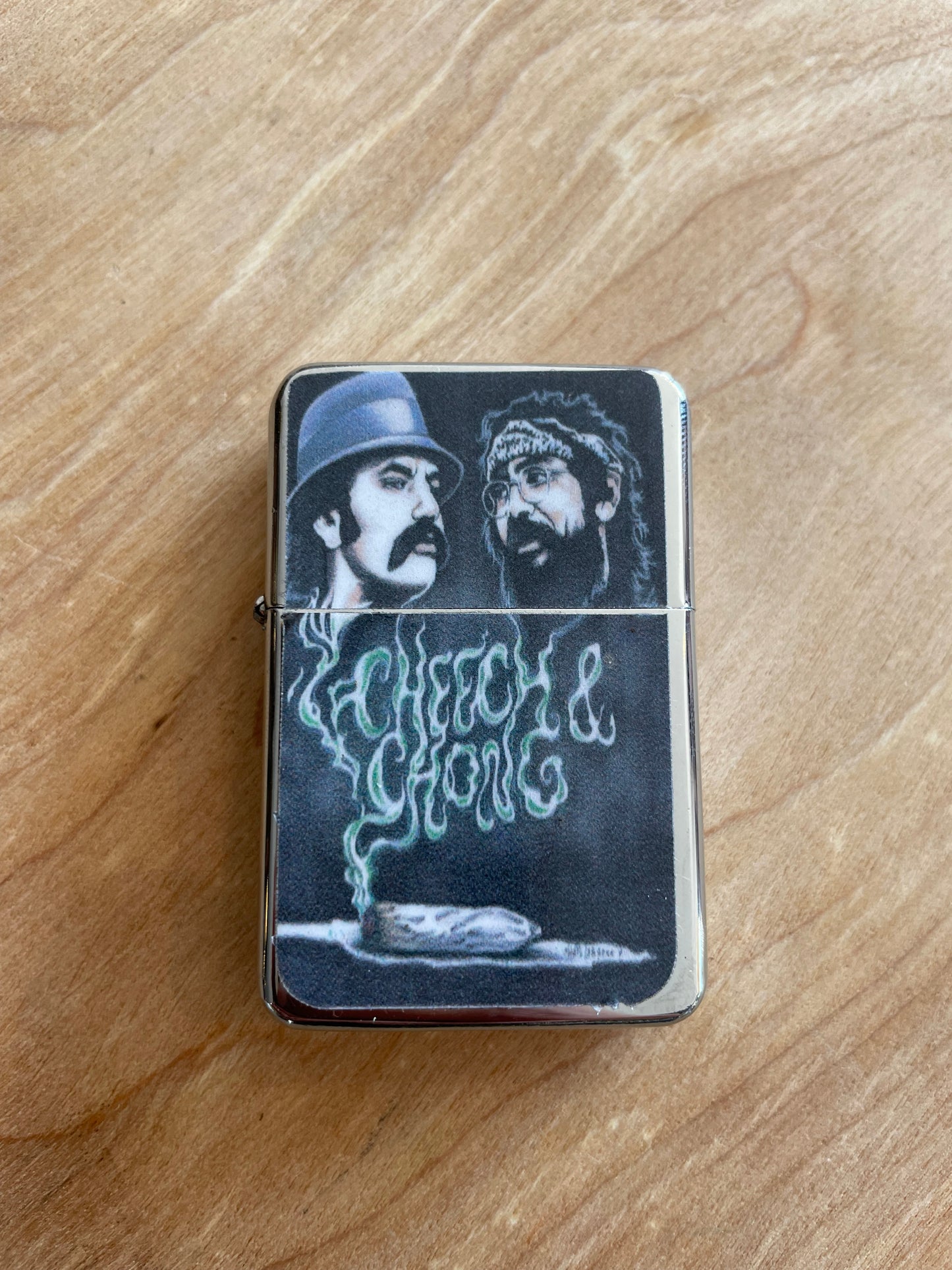 Zippo style lighter Cheech and Chong