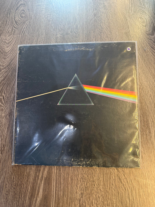 Vintage vinyl Pink Floyd dark side of the moon album