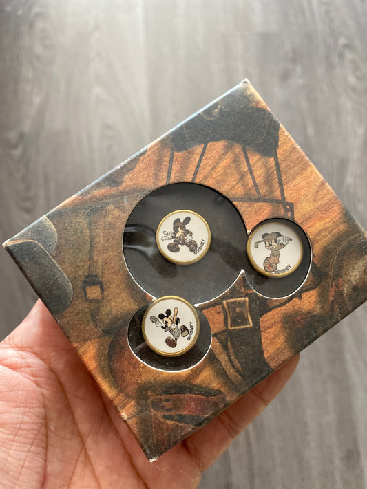 Vintage Disney Mickey Mouse Golf Ball Markers