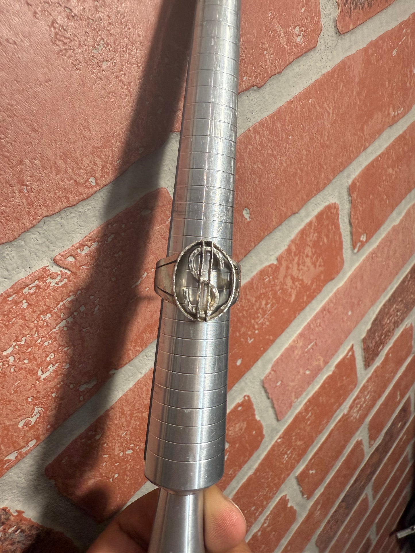 .925 Sterling silver cash money ring 7.5”