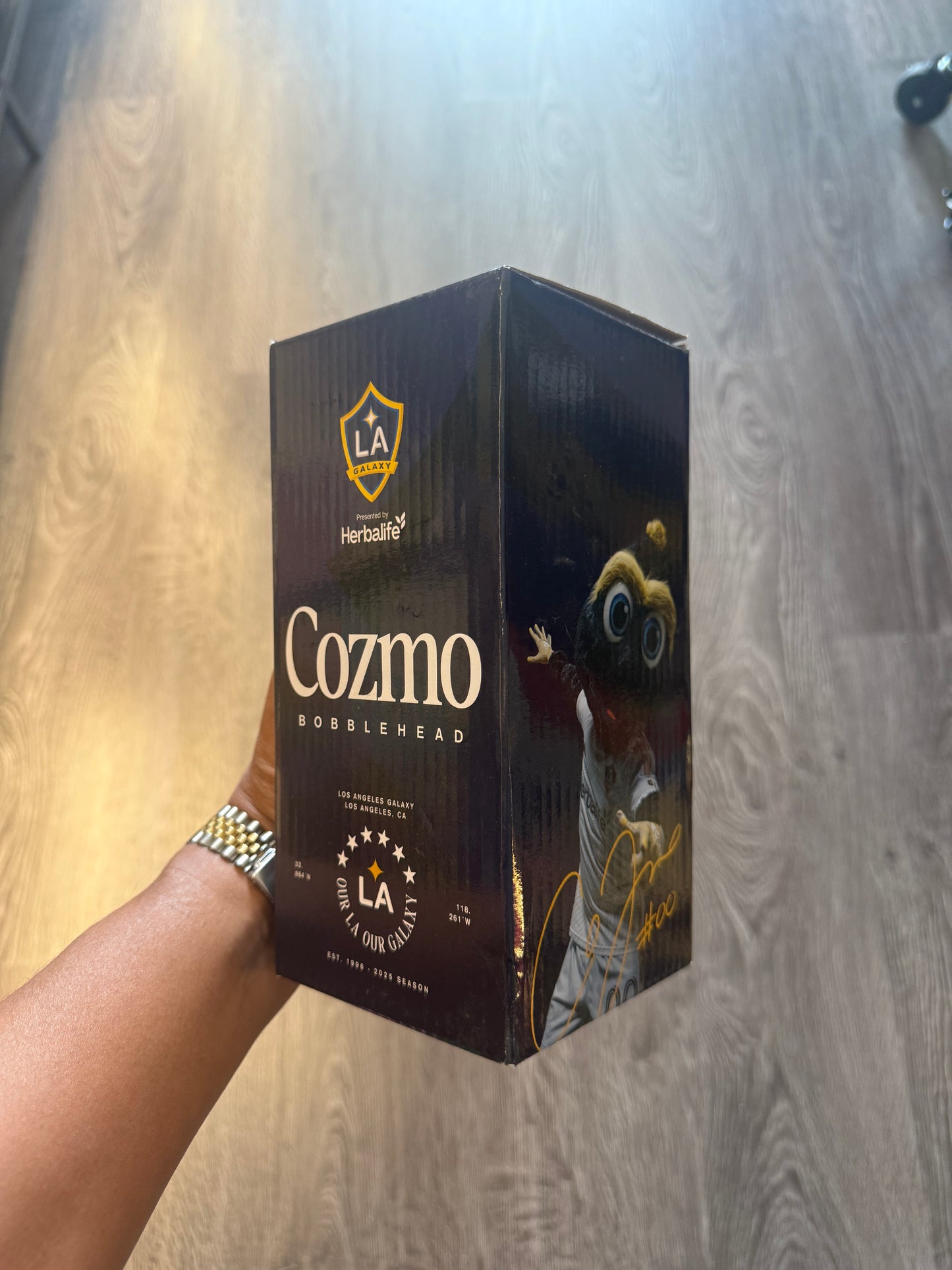 Cozmo Los Angeles Galaxy mascot bobblehead