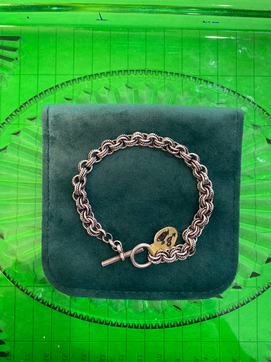 .925 Sterling Silver Rope Bracelet 8”