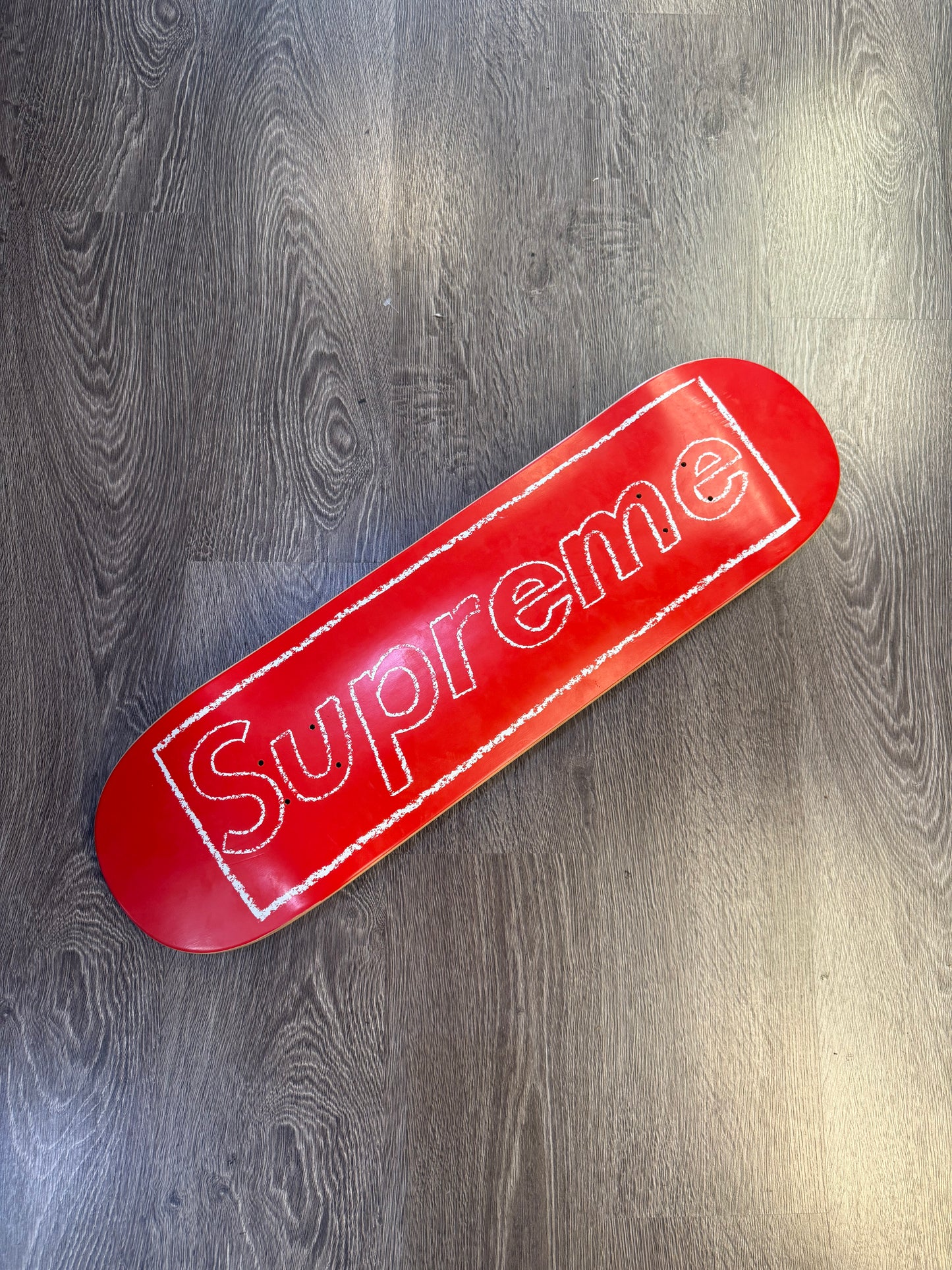 Supreme laws collab skateboard deck