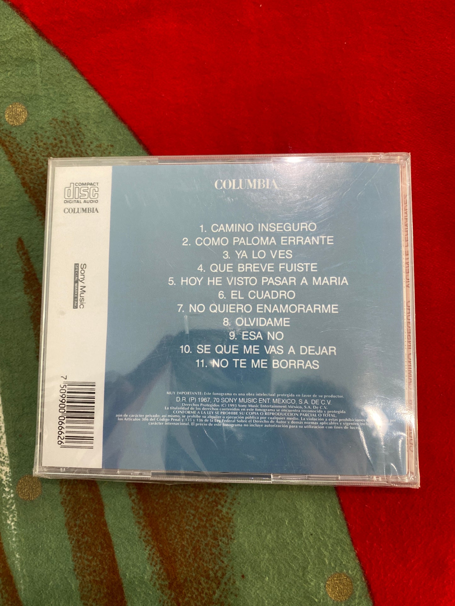 Vicente Fernandez Camino Inseguro CD