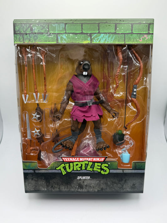 Super7 TMNT Splinter Action Figure with Accessories
