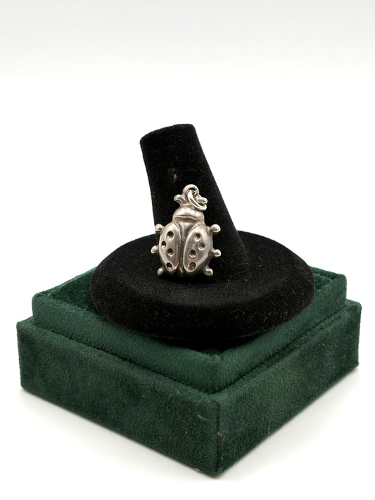 .925 Sterling Silver Ladybug Pendent