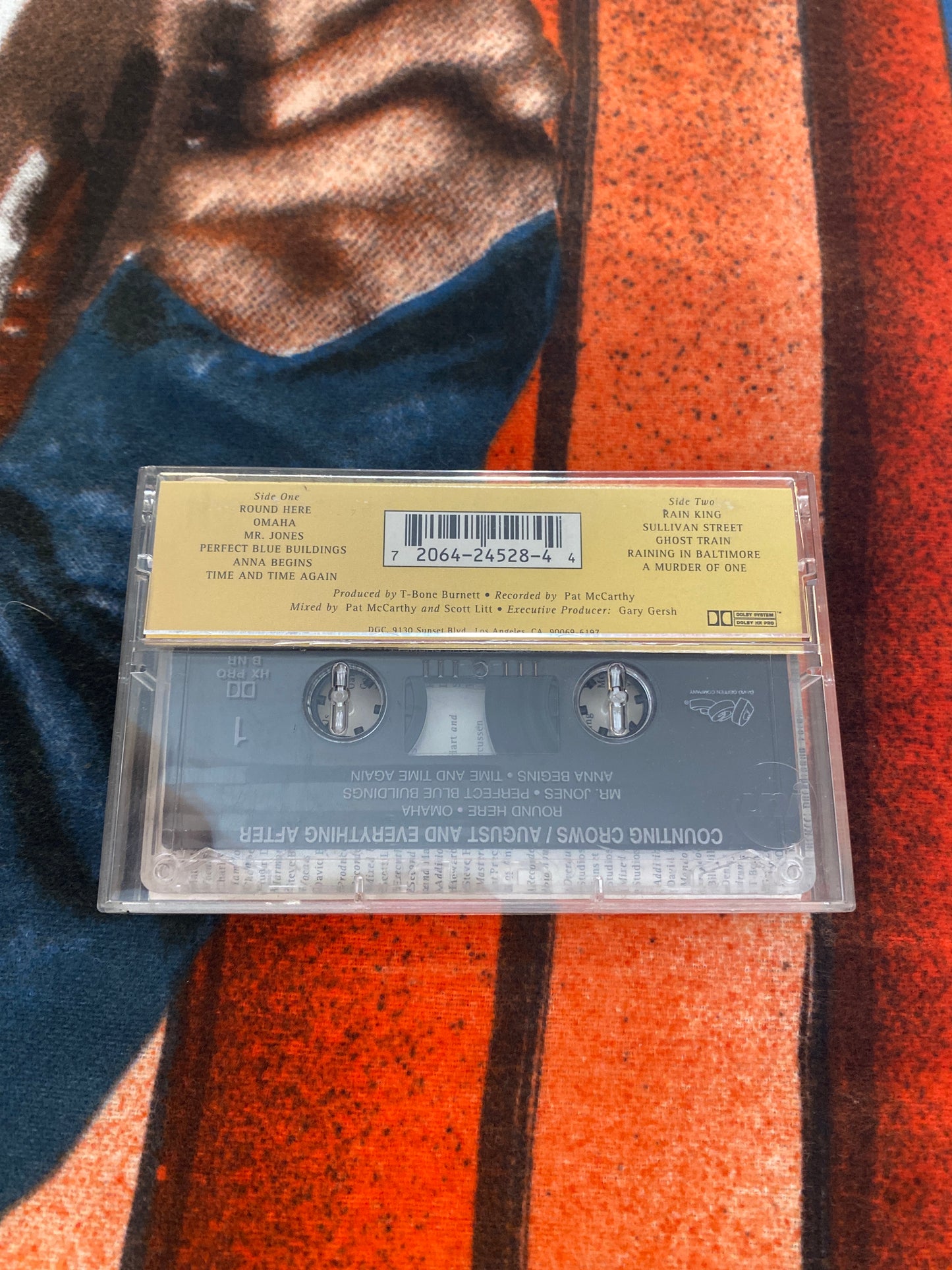 Counting Crows August And Everything After Cassette Tape