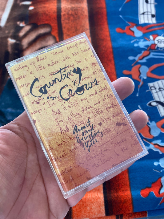 Counting Crows August And Everything After Cassette Tape