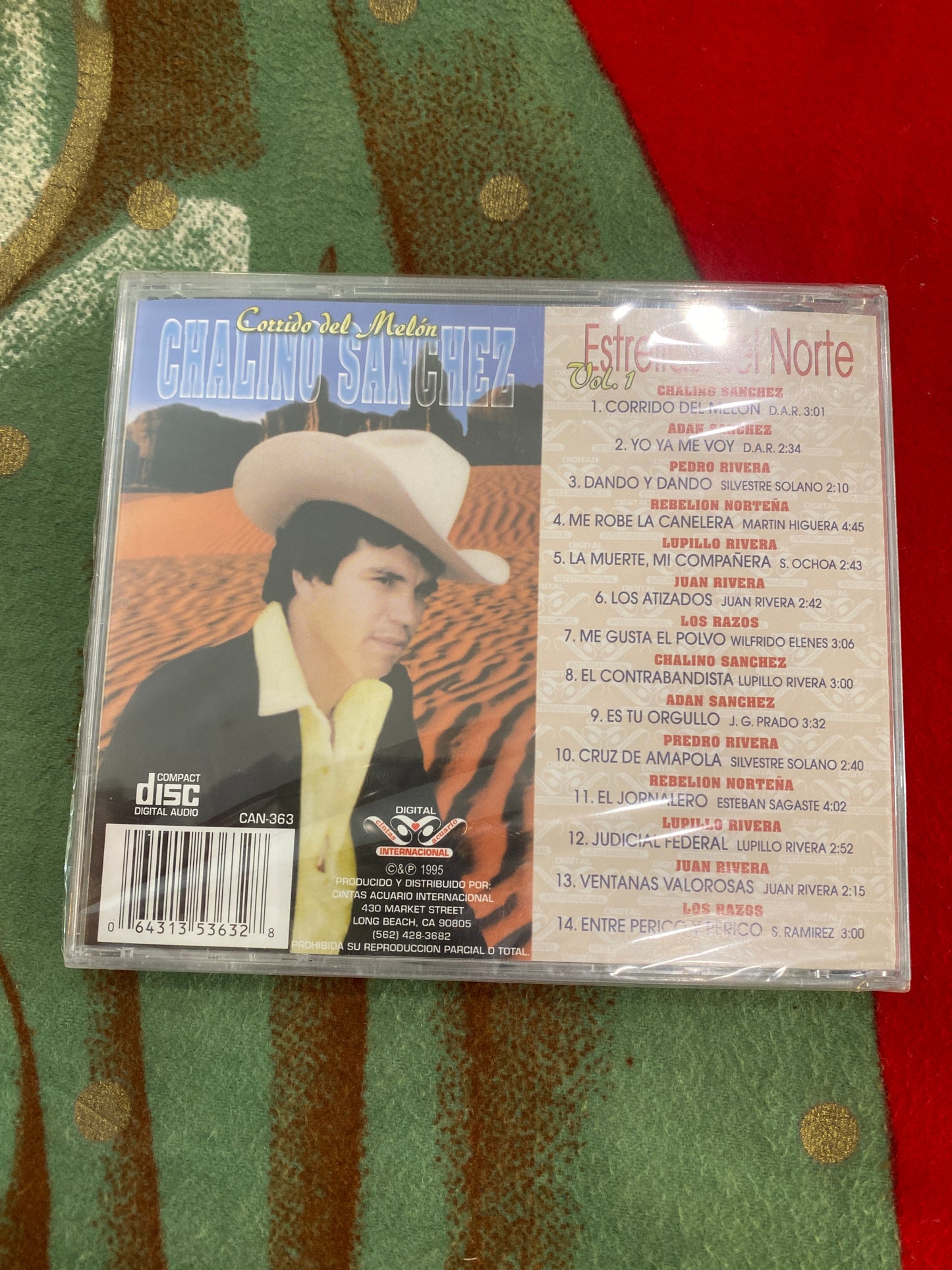 Chalino Sanchez Estrella Del Norte CD