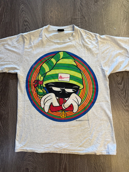 Vintage Marvin the Martian front and back peace shirt sz. XL