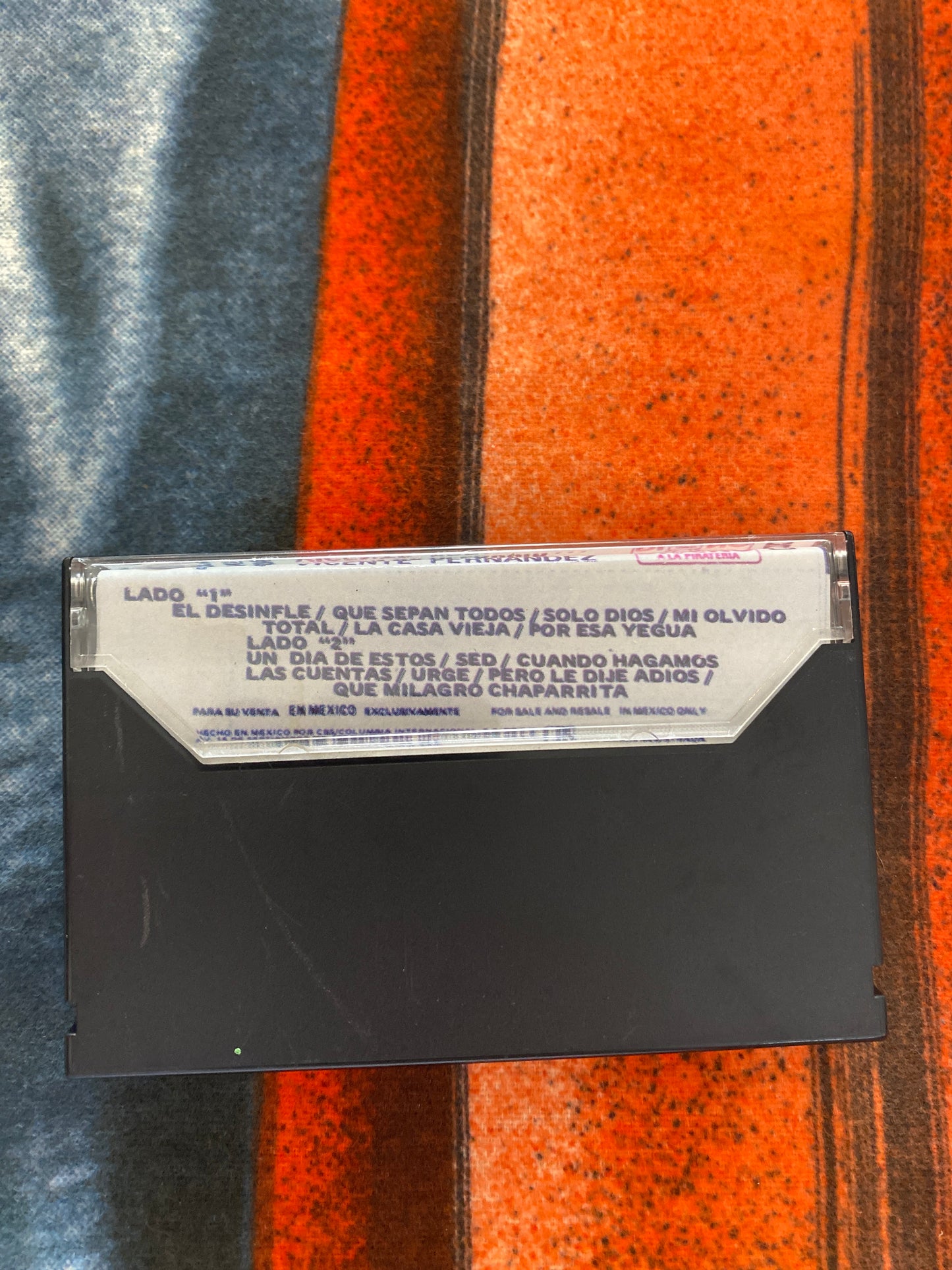 Vicente Fernandez Mientras Ustedes No Dejen De Aplaudir Cassette Tape