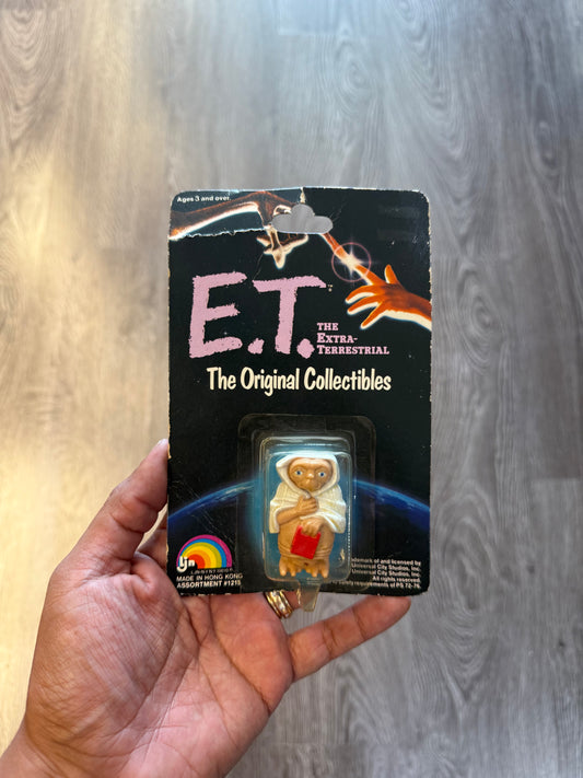 E.T vintage rubber toy