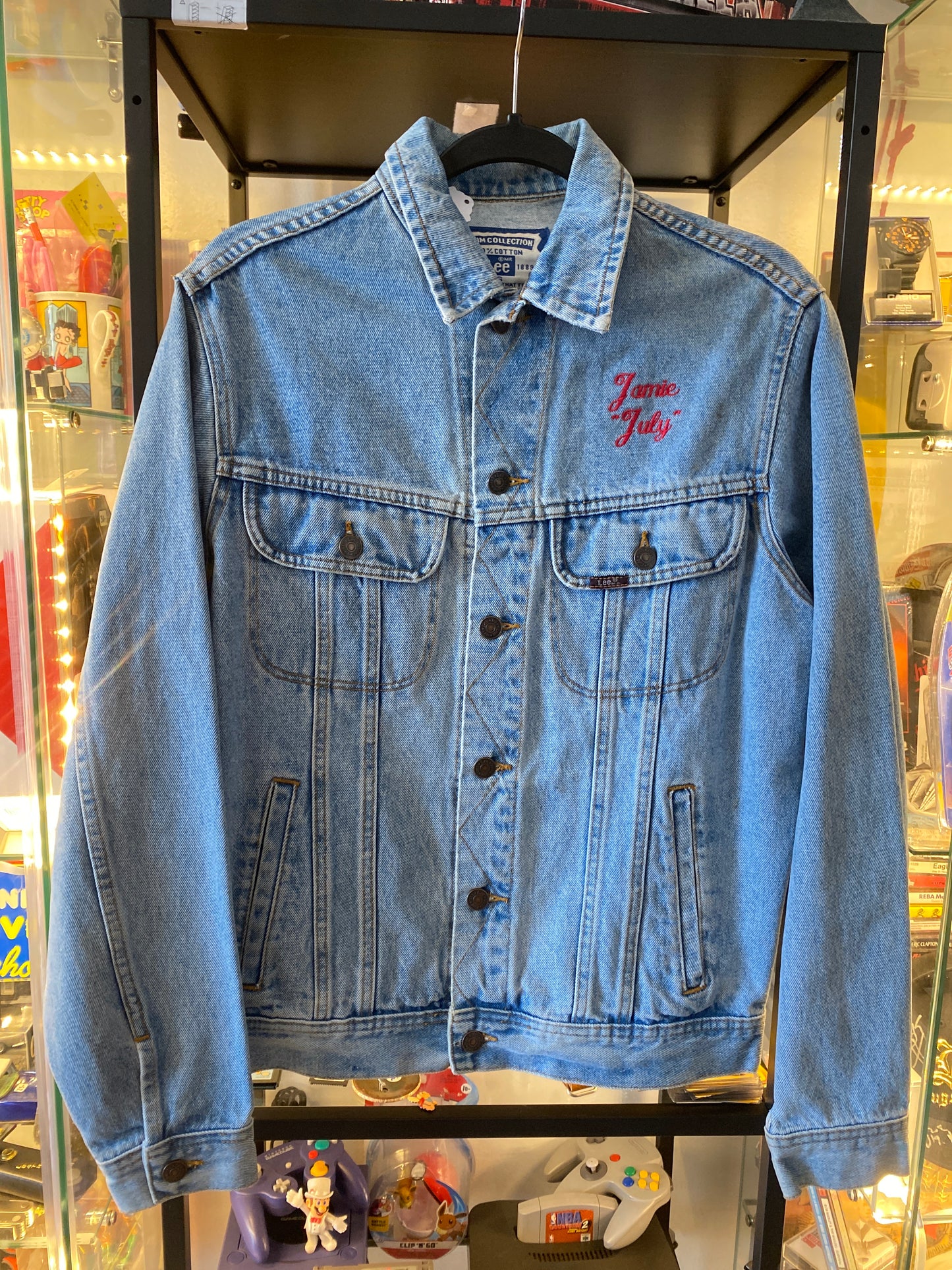 Vintage Lee Annie Denim Jacket Sz Small