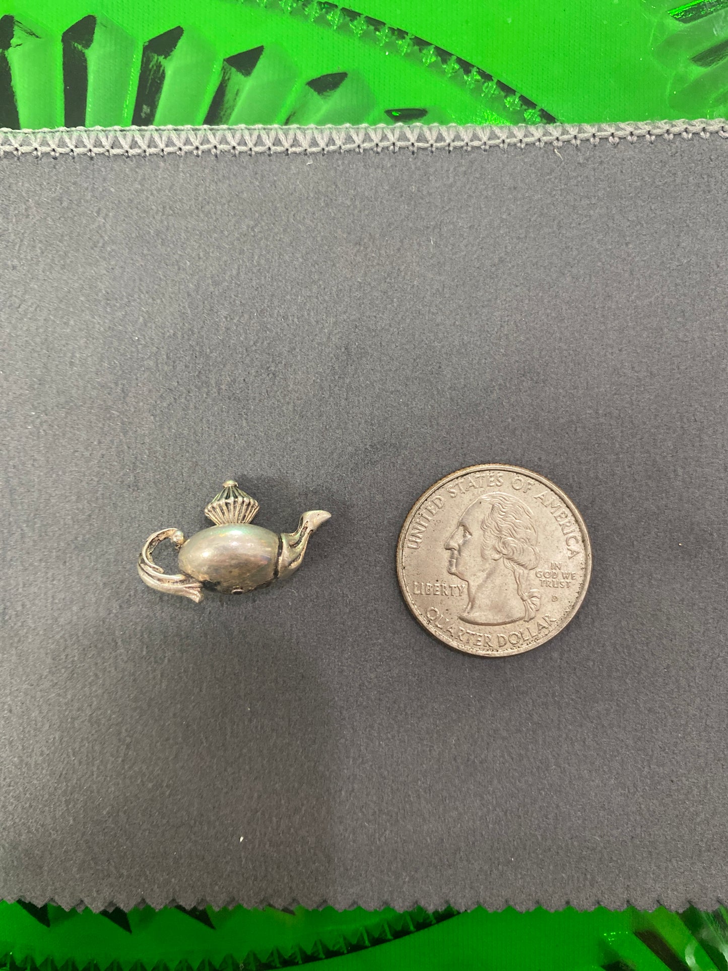 .925 Sterling Tea Pot Pendant