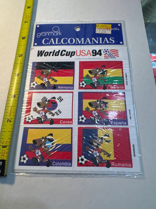 World Cup USA 1994 Soccer Stickers