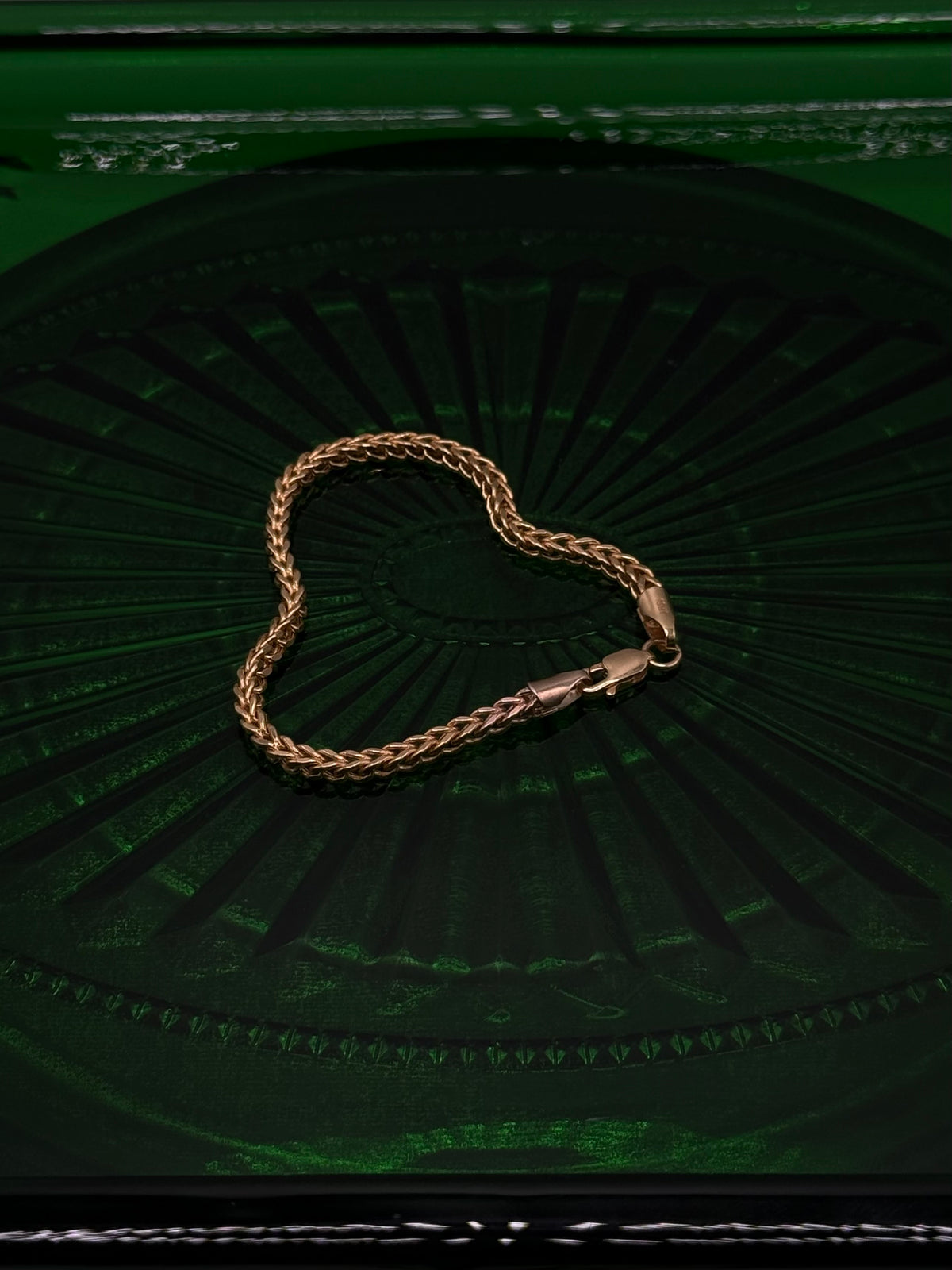10k Franco Bracelet 7”