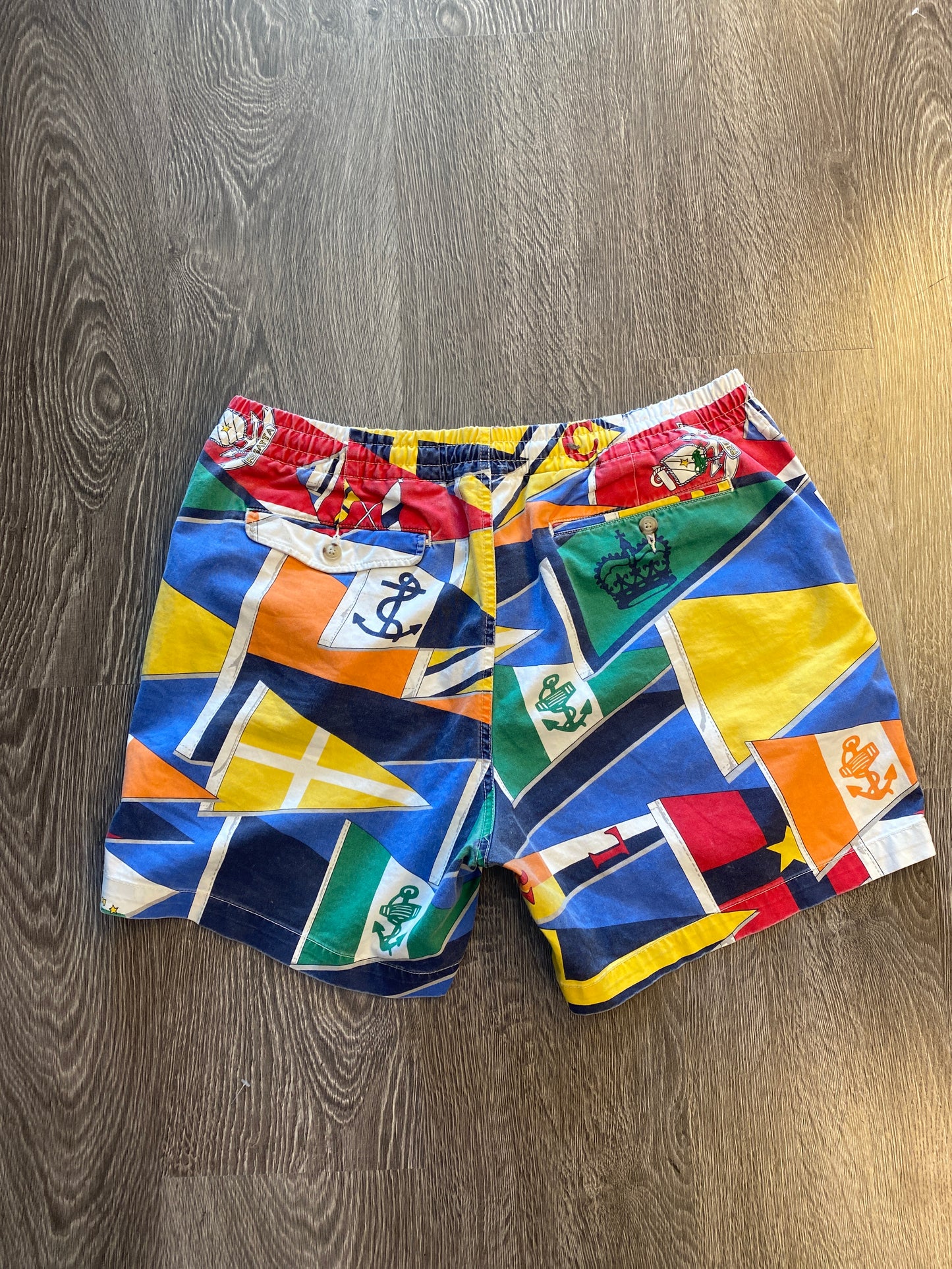 Vintage Polo Ralph Lauren Sailing Shorts Sz XL