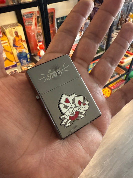 Sailor Jerry lucky poker lighter