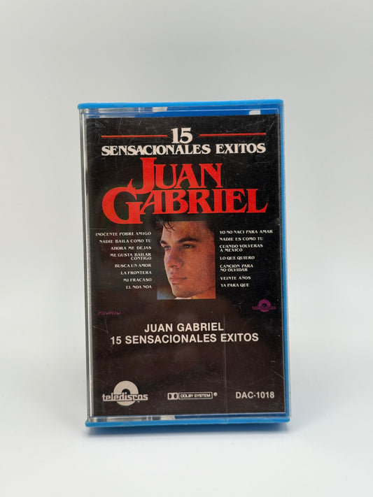Juan Gabriel 15 Sensacionales Exitos Vintage Cassette Tape Televisa