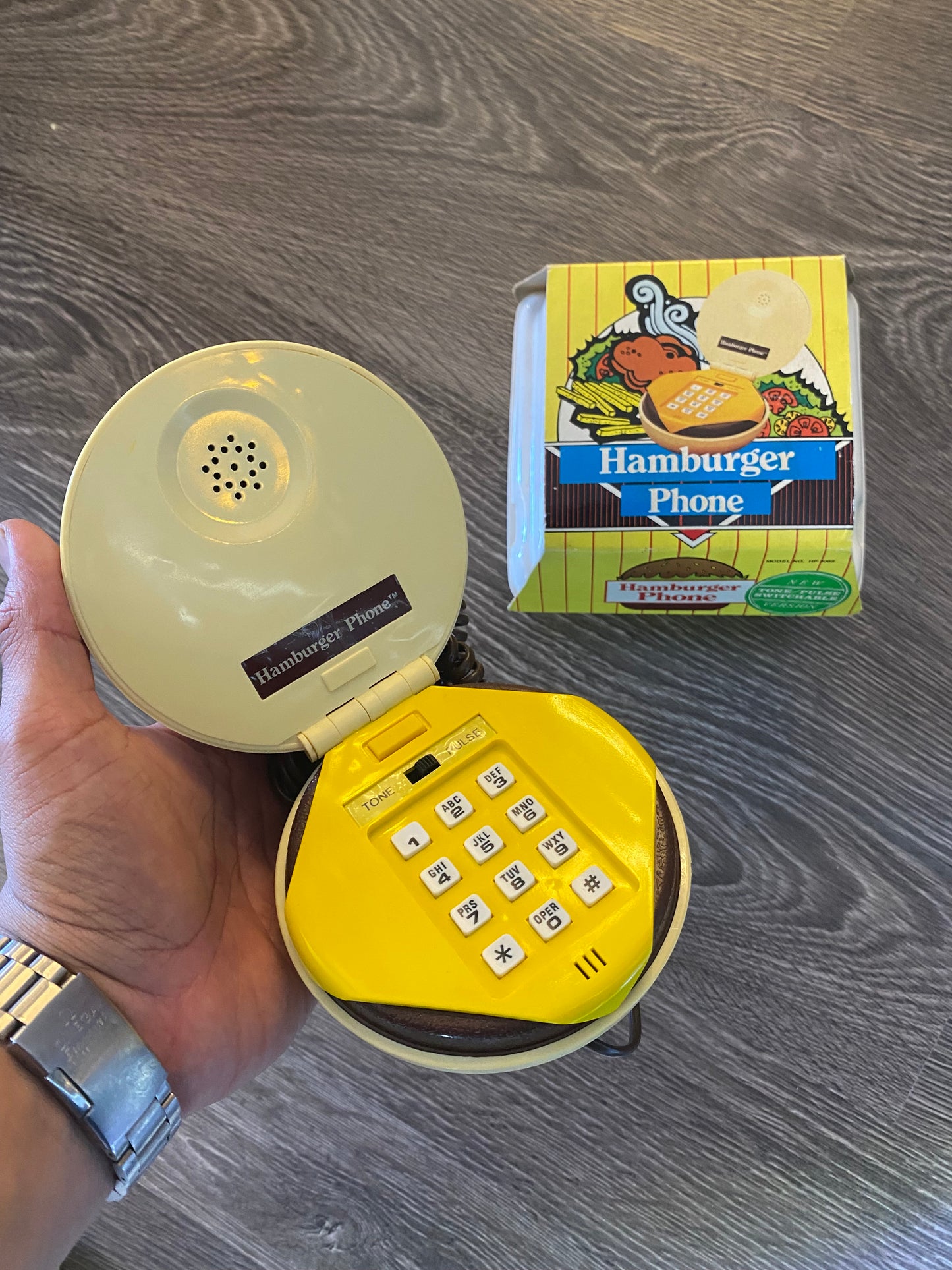 Vintage Hamburger Phone Landline
