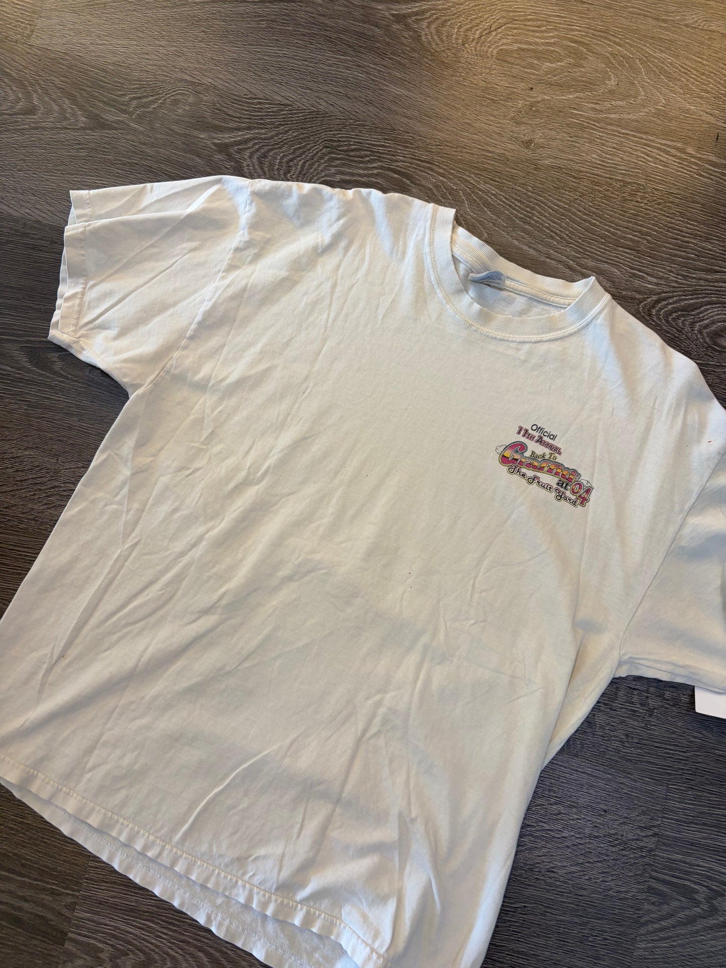 Vintage Official 11th Annual Back to Graffiti at 04 The Fruit Yard Shirt Size XL