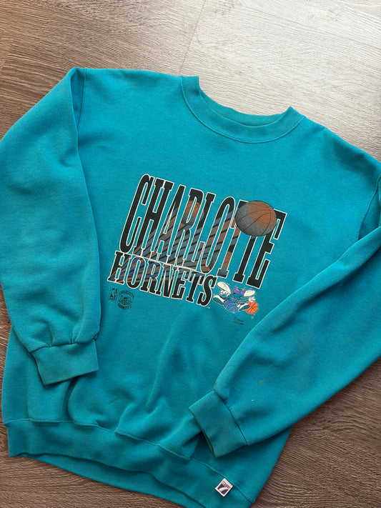 Vintage Charlotte Hornets NBA Sweater Sz. XL